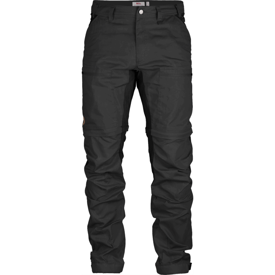 Abisko Lite Trekking Zip-Off Trousers M Regular Fjällräven Canada Dark Grey/Black