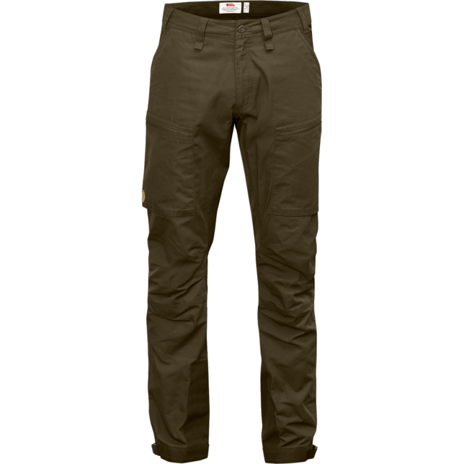 Fjällräven Canada Dark Olive-Dark Olive Abisko Lite Trekking Trousers M Regular