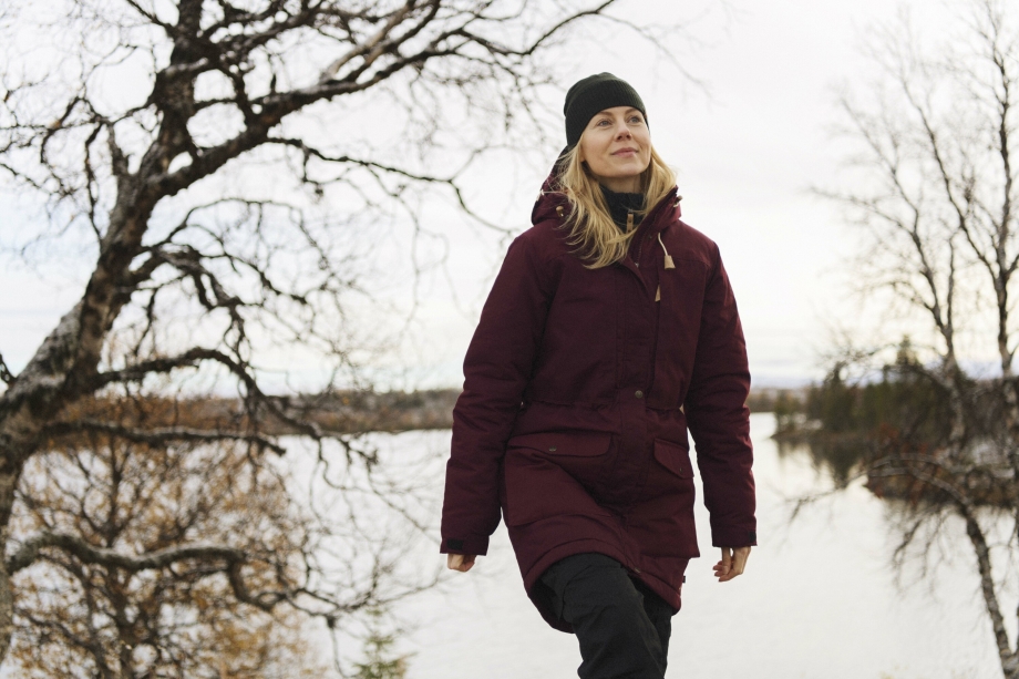 Dark Garnet Singi Wool Padded Parka W Fjällräven Canada Brand