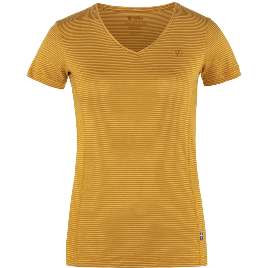 Abisko Cool T-Shirt W Fjällräven Canada Mustard Yellow