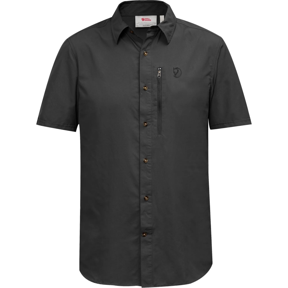 Fjällräven Canada Abisko Hike Shirt Ss M Dark Grey