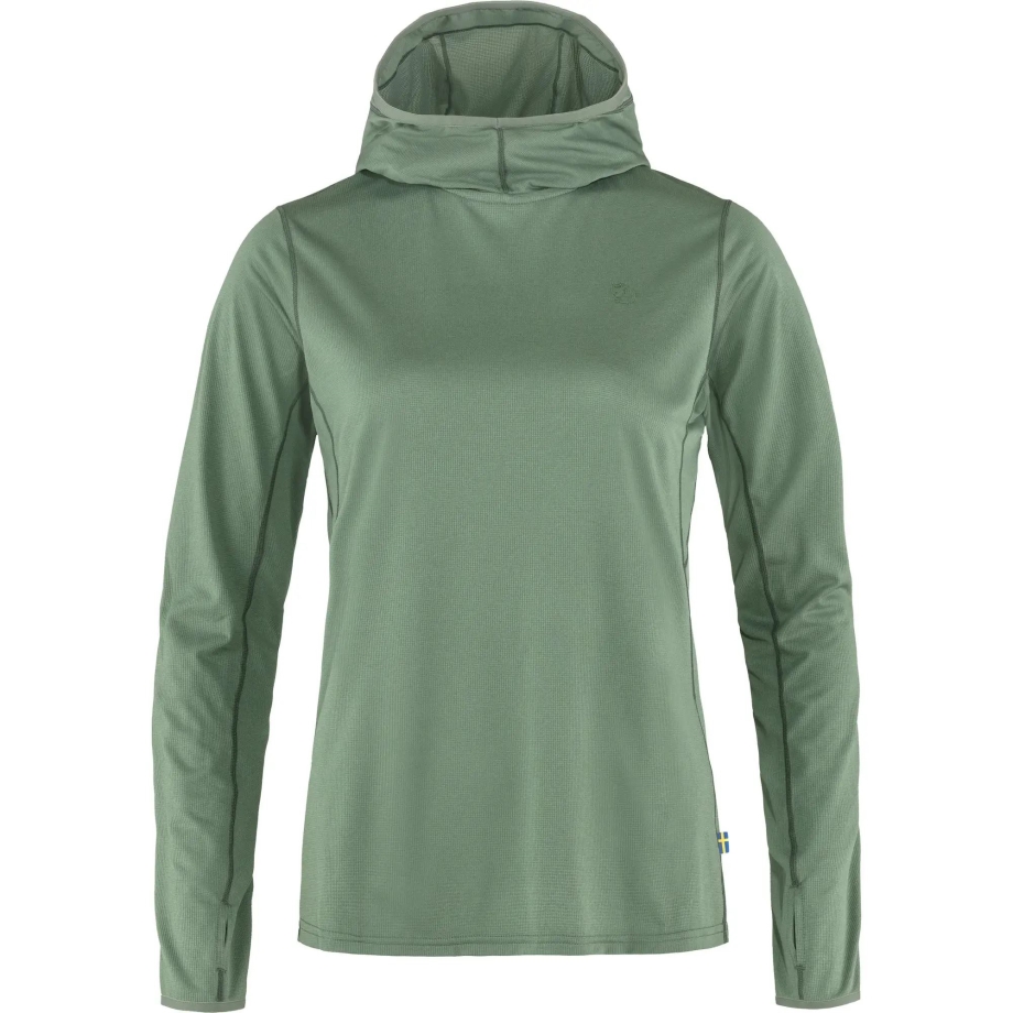 Abisko Sun-Hoodie W Fjällräven Canada Patina Green