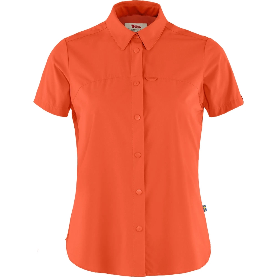 Fjällräven Canada High Coast Lite Shirt Ss W Rowan Red