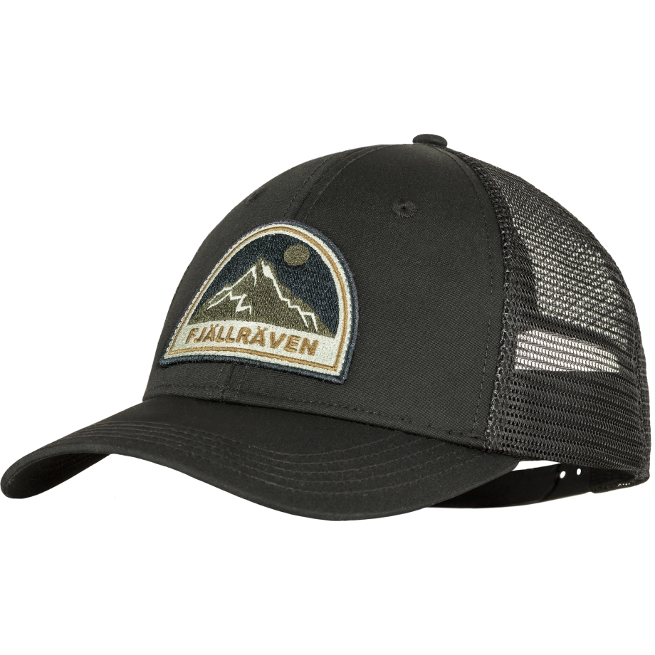 Black Fjällräven Canada Brand Badge Långtradarkeps