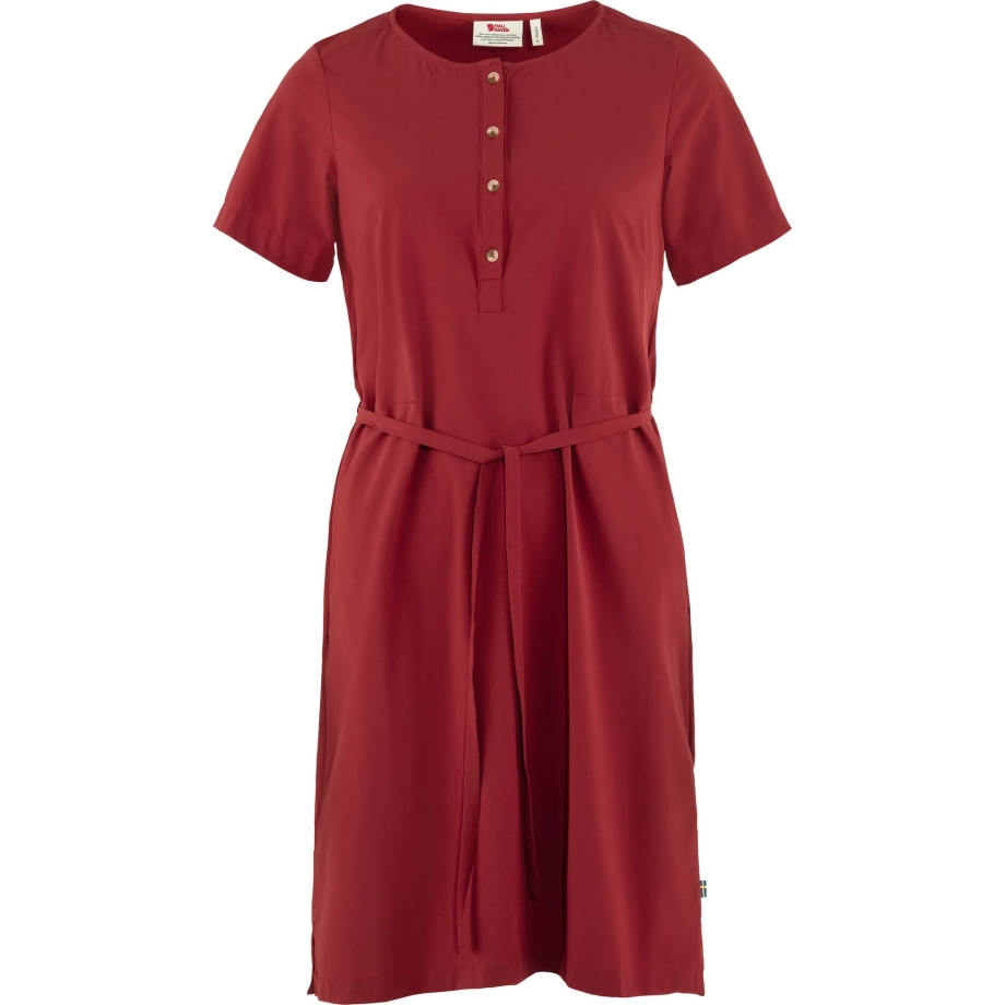 Övik Lite Dress W Fjällräven Canada Brand Pomegranate Red