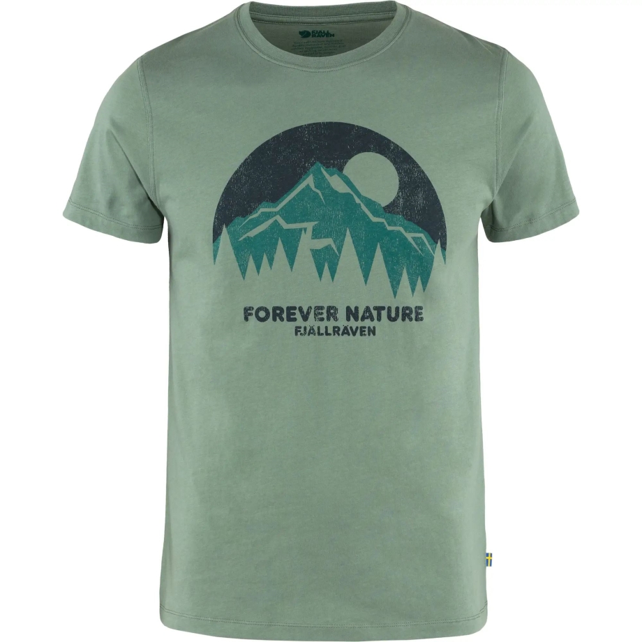 Patina Green Fjällräven Canada Nature T-Shirt M