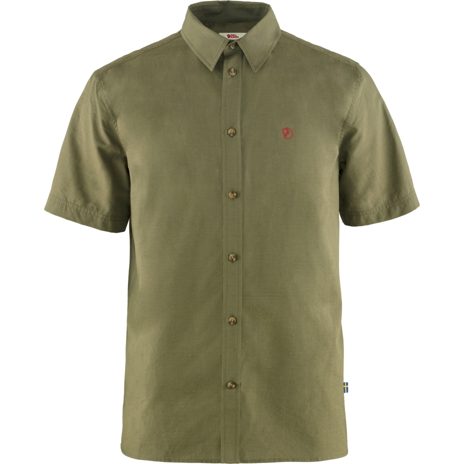 Övik Lite Shirt Ss M Fjällräven Canada Green