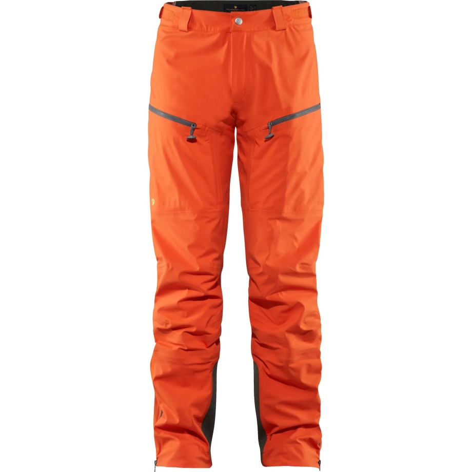 Hokkaido Orange Bergtagen Eco-Shell Trousers M Fjällräven Canada