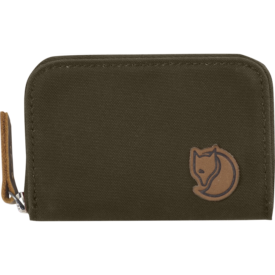 Fjällräven Canada Dark Olive Zip Card Holder