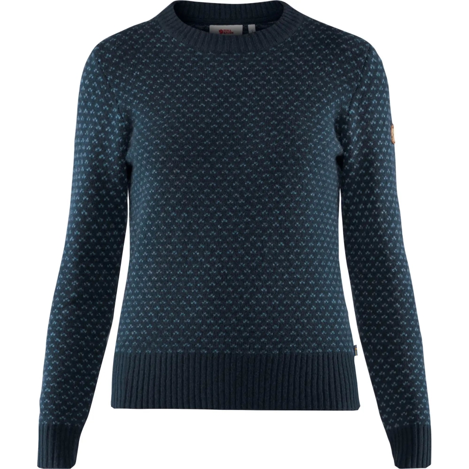 Fjällräven Canada Dark Navy Övik Nordic Sweater W