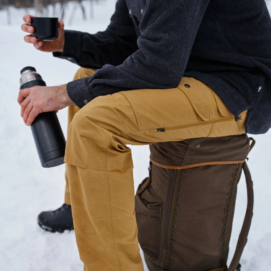 Vidda Pro Ventilated Trousers M Reg Dark Olive Fjällräven Canada