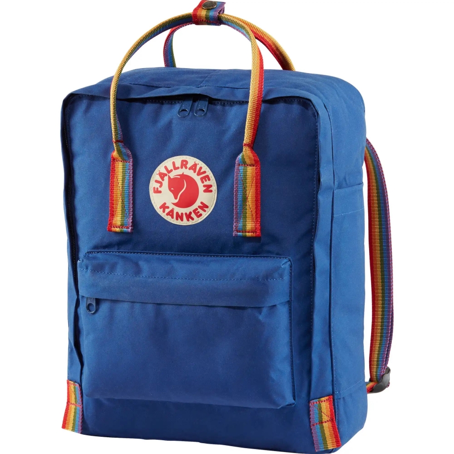 Fjällräven Canada Kånken Rainbow Deep Blue-Rainbow Pattern