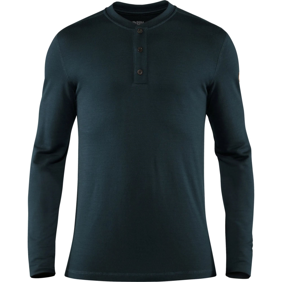 Dark Navy Singi Merino Henley M Fjällräven Canada Brand