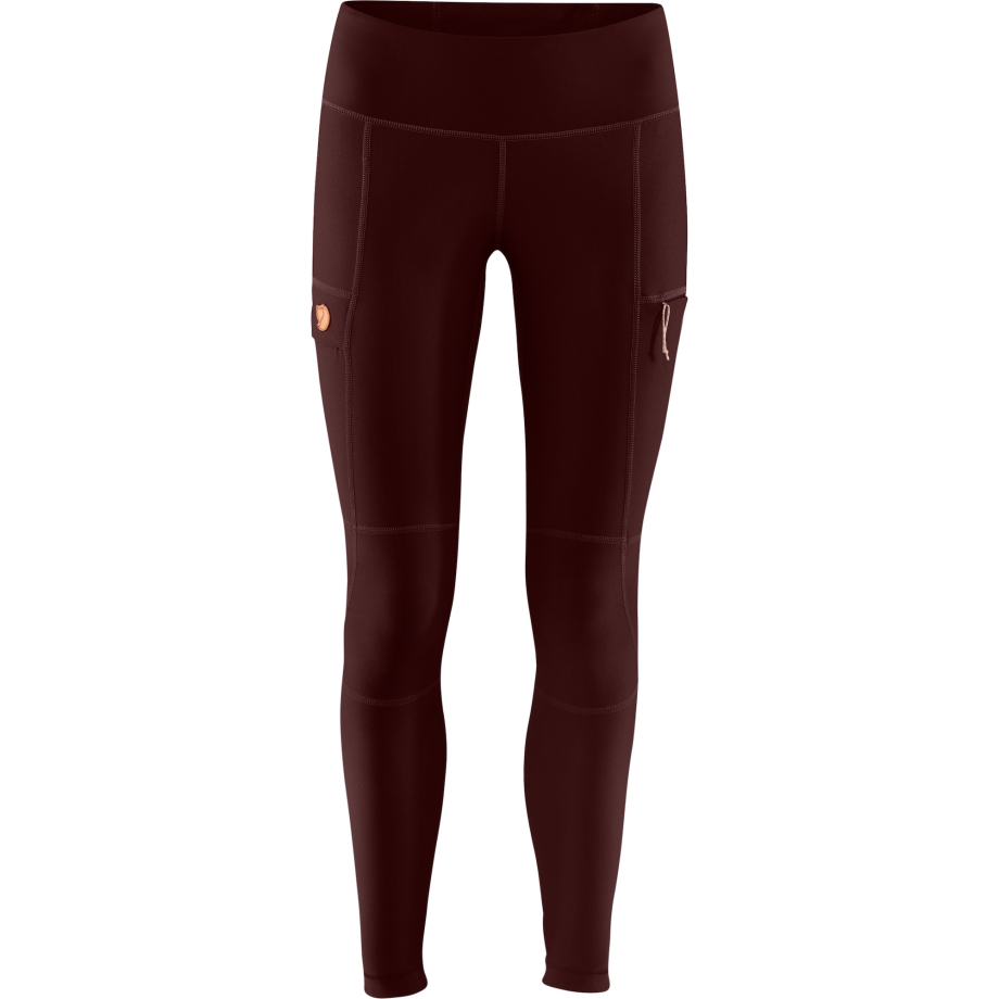 Abisko Trail Tights W Fjällräven Canada Dark Garnet