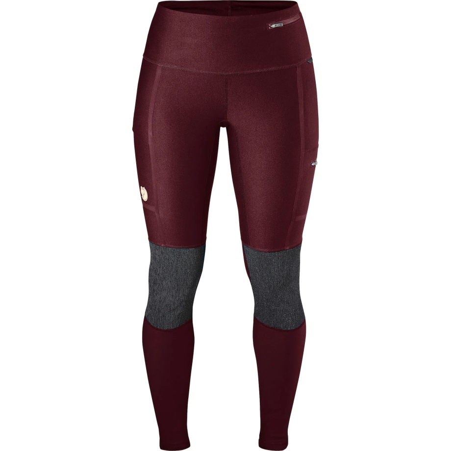 Dark Garnet Abisko Trekking Tights W Fjällräven Canada Brand