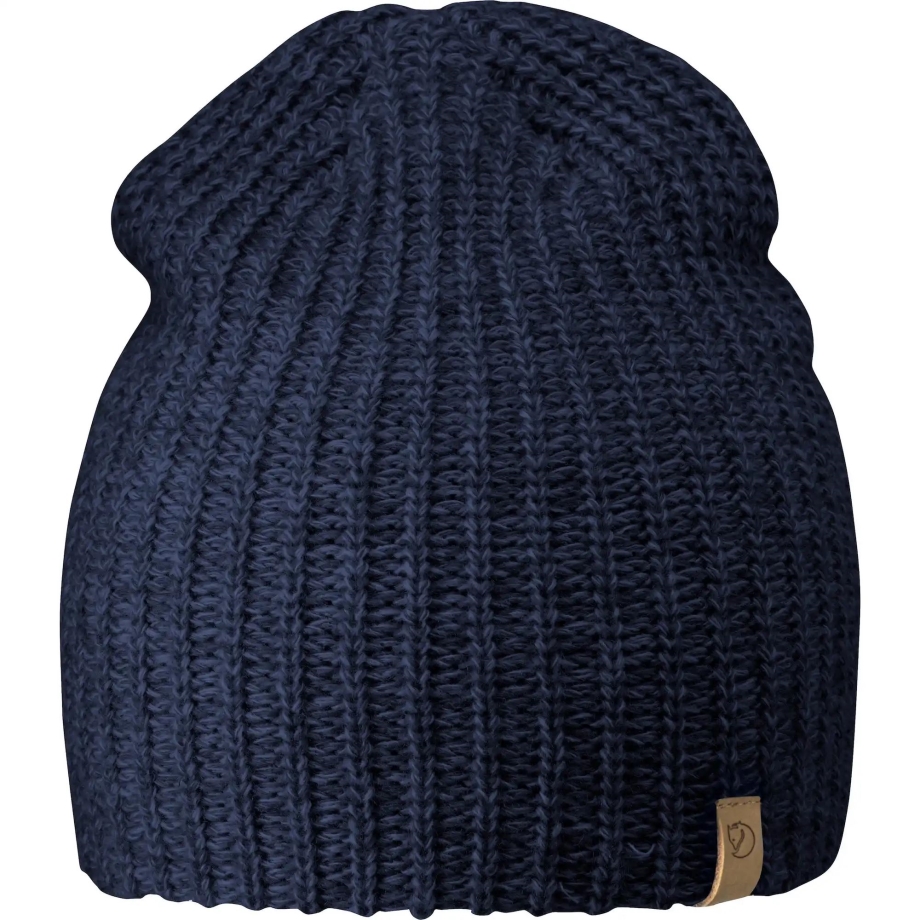 Fashion Övik Melange Beanie Navy Fjällräven Canada
