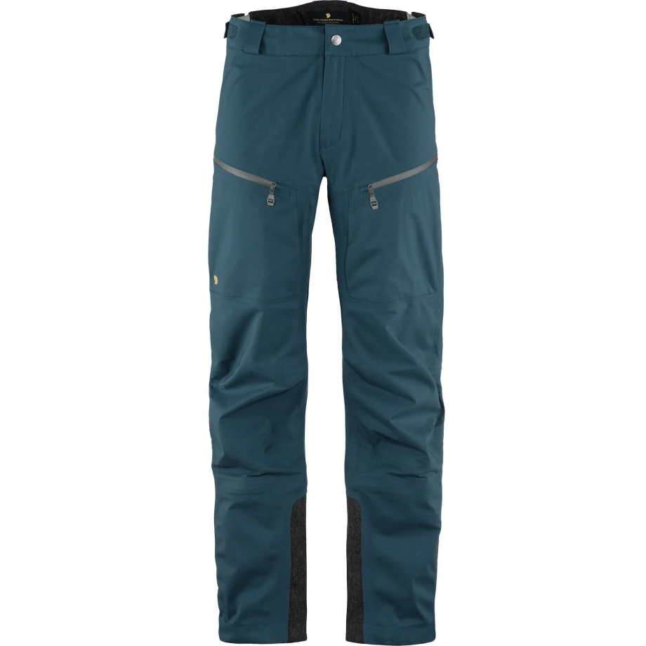 Mountain Blue Bergtagen Eco-Shell Trousers M Fjällräven Canada