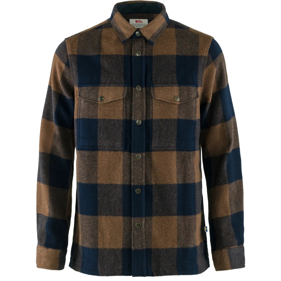 Canada Shirt M Fjällräven Canada Chestnut-Dark Navy