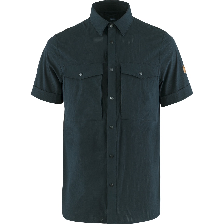 Fjällräven Canada Abisko Trekking Shirt Ss M Dark Navy