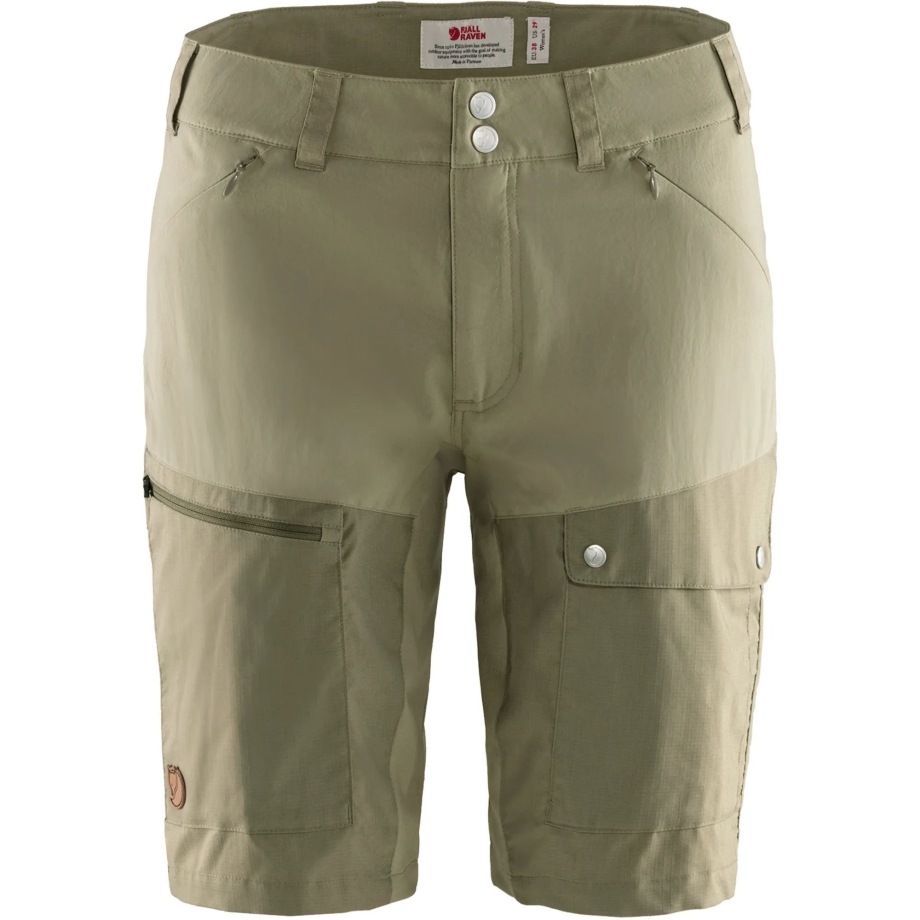 Abisko Midsummer Shorts W Savanna-Light Olive Fjällräven Canada