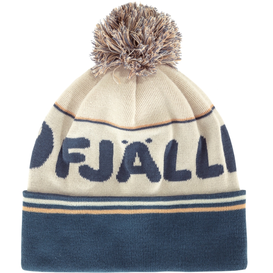 Chalk White-Indigo Blue Fjällräven Canada Pom Hat