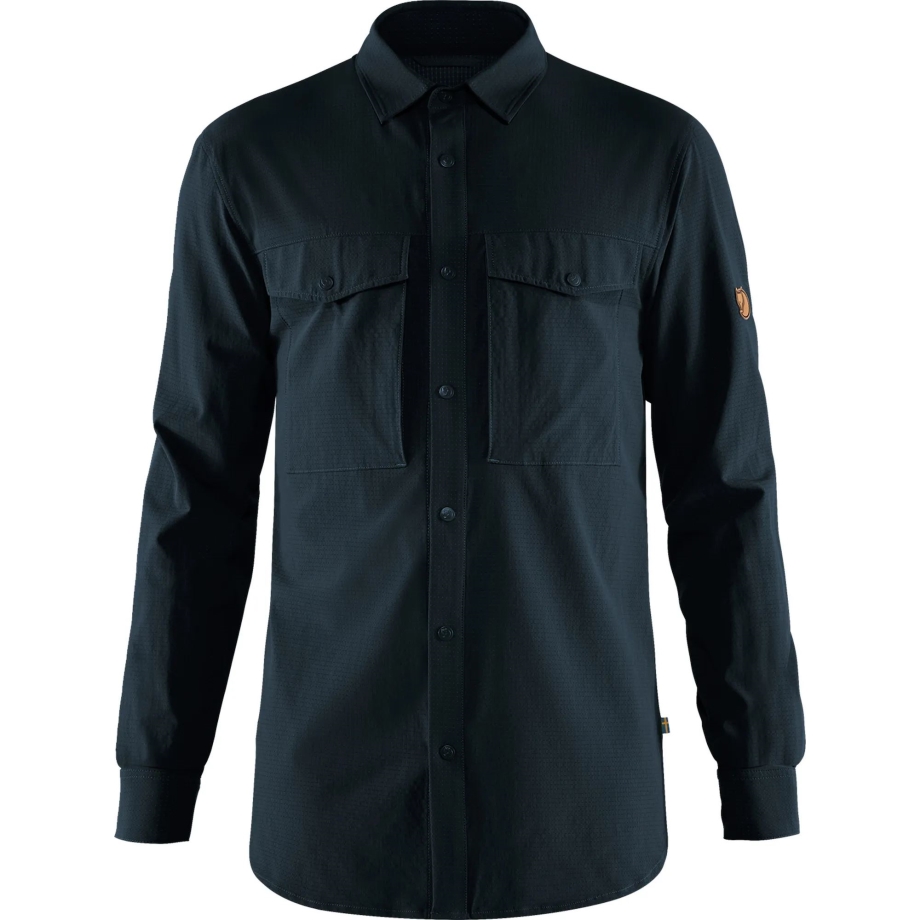 Abisko Trekking Shirt M Dark Navy Fjällräven Canada