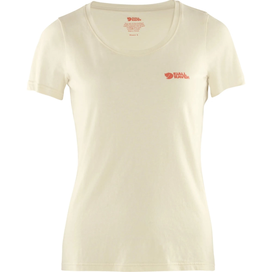 Chalk White Logo T-Shirt W Fjällräven Canada