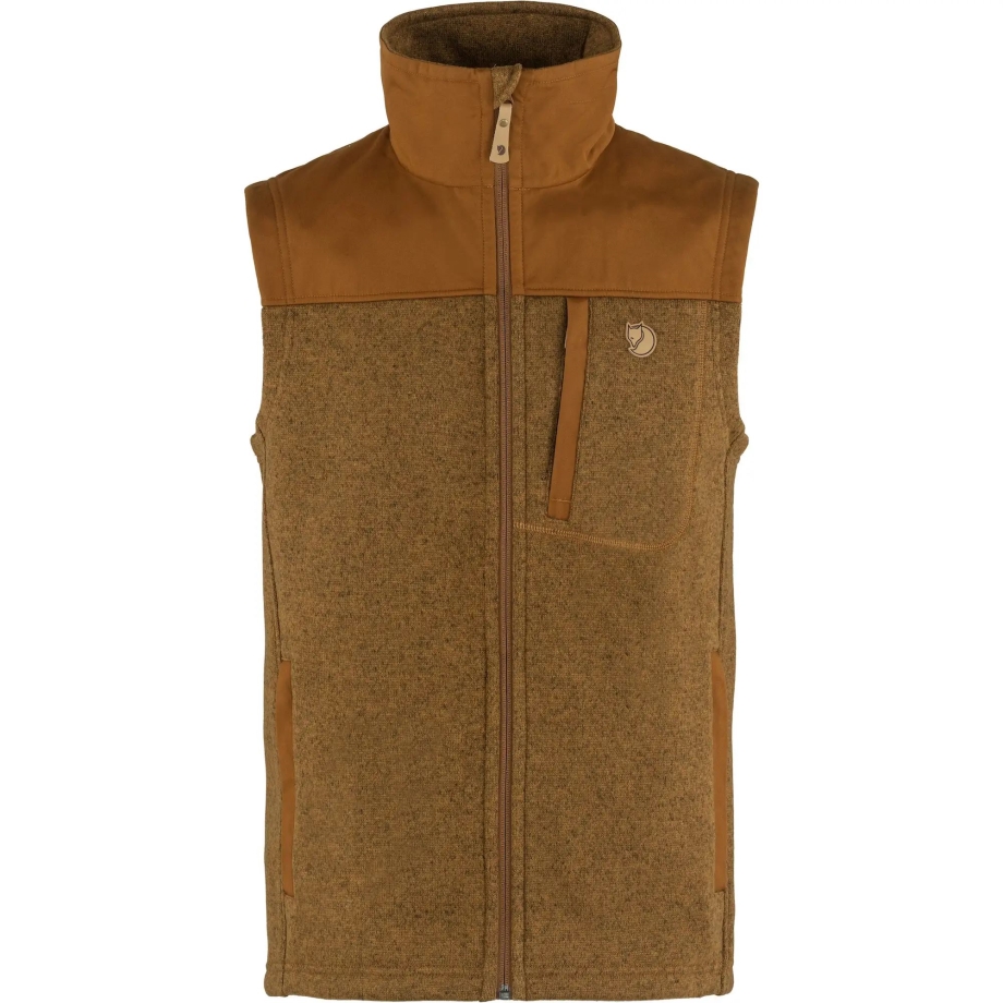 Chestnut Buck Fleece Vest M Fjällräven Canada