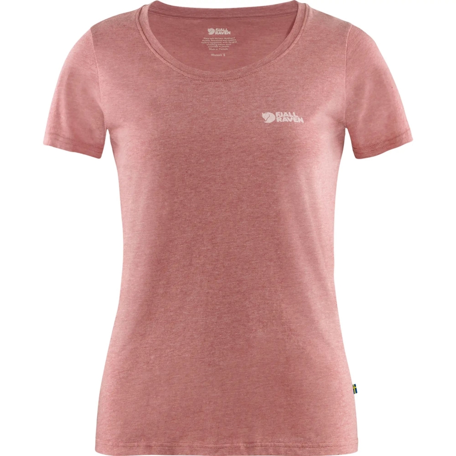 Fjällräven Canada Logo T-Shirt W Raspberry Red-Melange