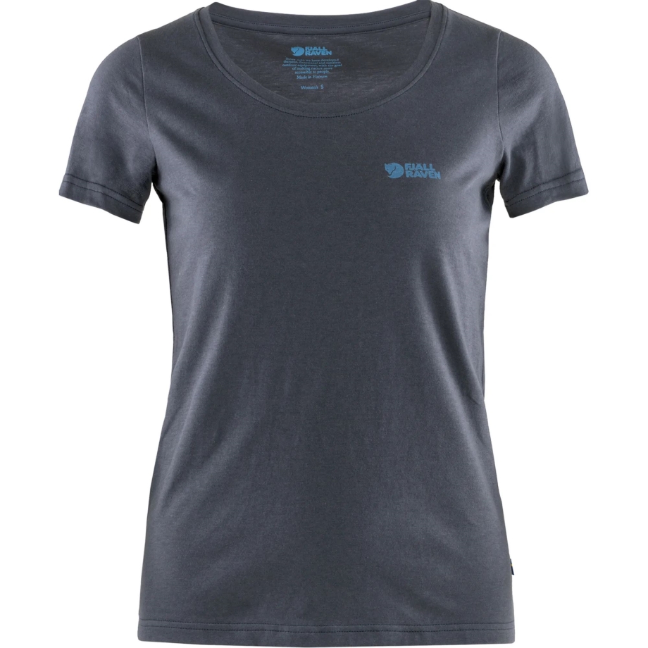 Logo T-Shirt W Navy Fjällräven Canada