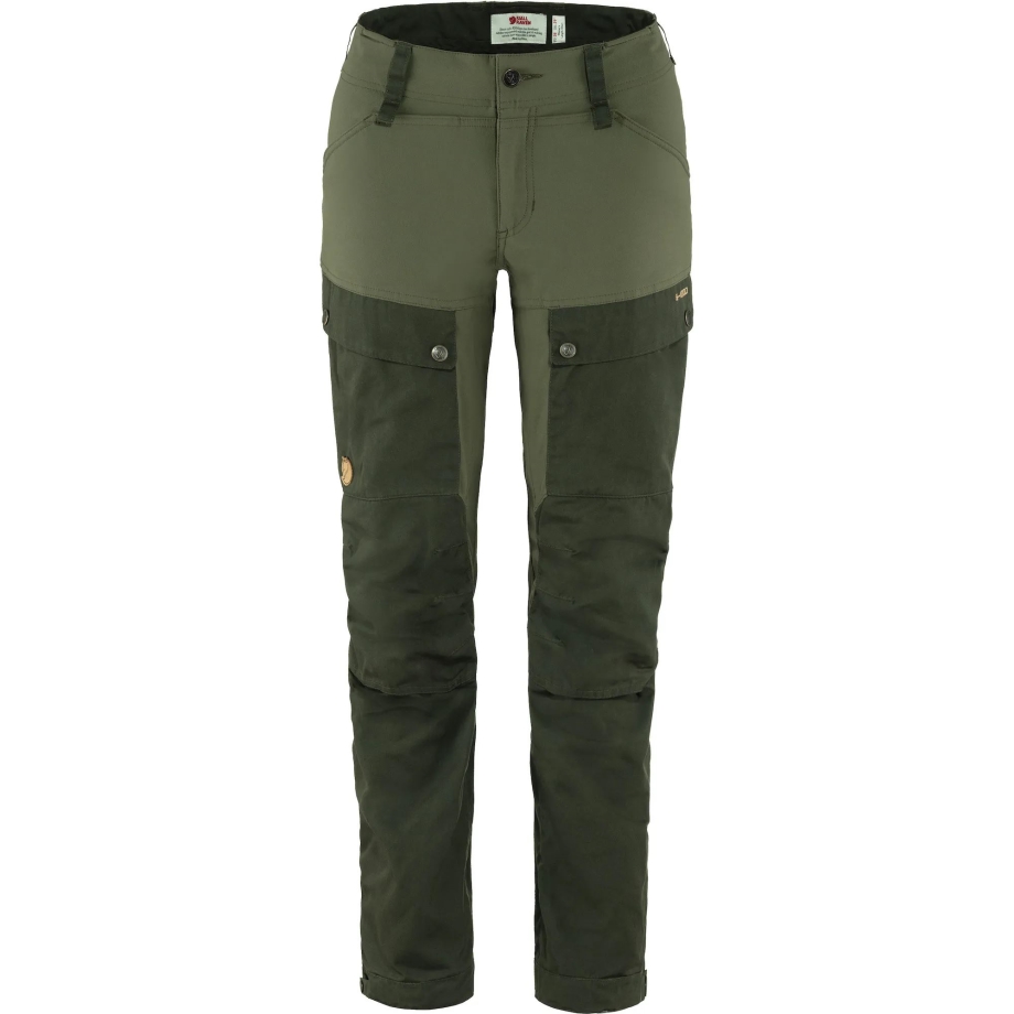 Fjällräven Canada Keb Trousers W Reg Deep Forest-Laurel Green