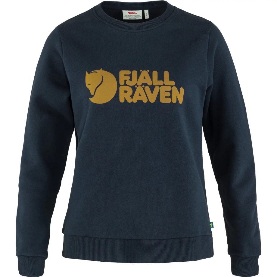 Dark Navy Fjällräven Canada Logo Sweater W