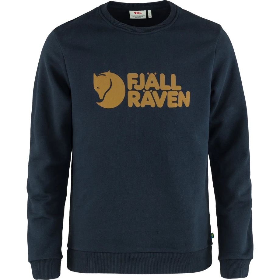 Dark Navy Logo Sweater M Fjällräven Canada