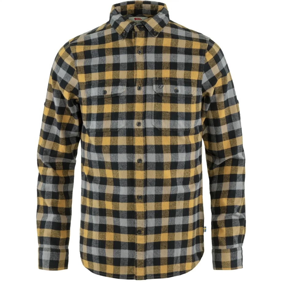 Skog Shirt M Fjällräven Canada Buckwheat Brown-Black