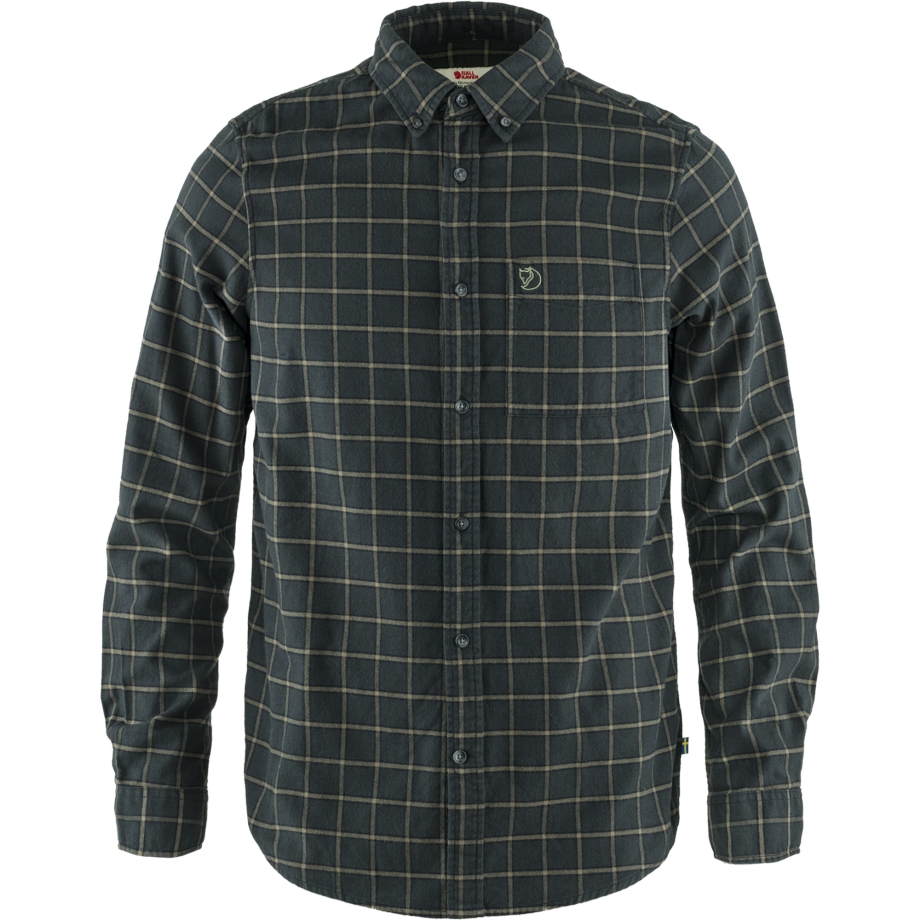 Fjällräven Canada Dark Grey Övik Flannel Shirt M