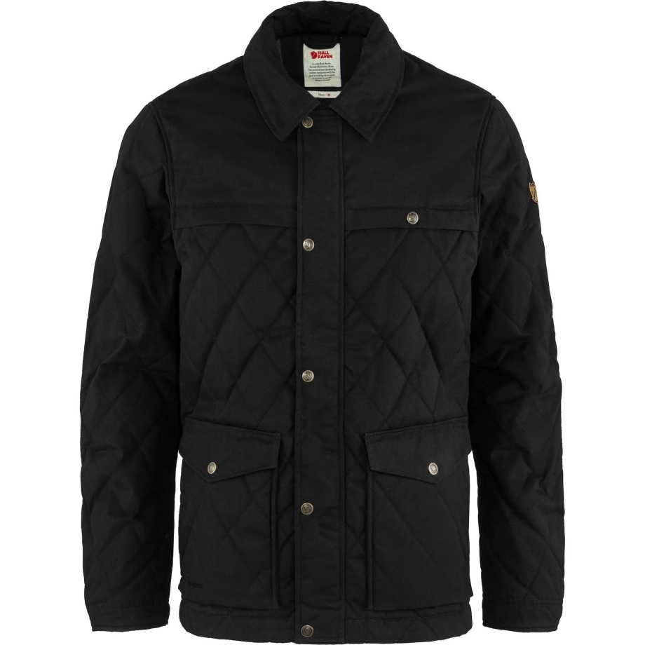 Övik Wool Padded Jacket M Fjällräven Canada Brand Black