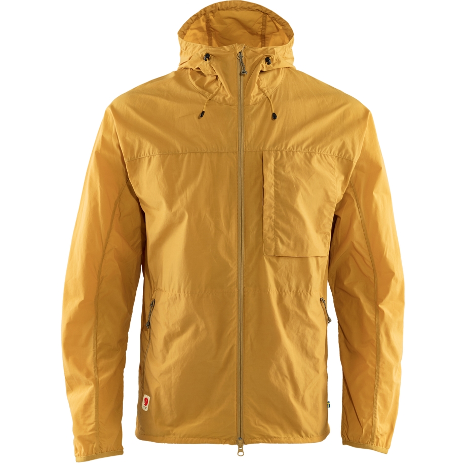 High Coast Wind Jacket M Ochre Fjällräven Canada