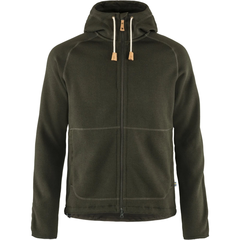 Deep Forest Övik Fleece Hoodie M Fjällräven Canada