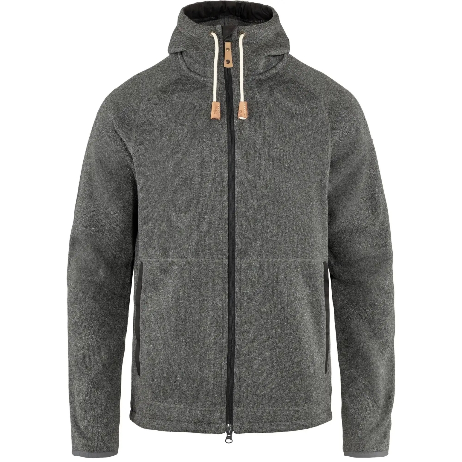 Övik Fleece Hoodie M Fjällräven Canada Dark Grey