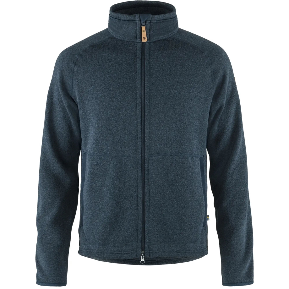 Fjällräven Canada Navy Övik Fleece Zip Sweater M