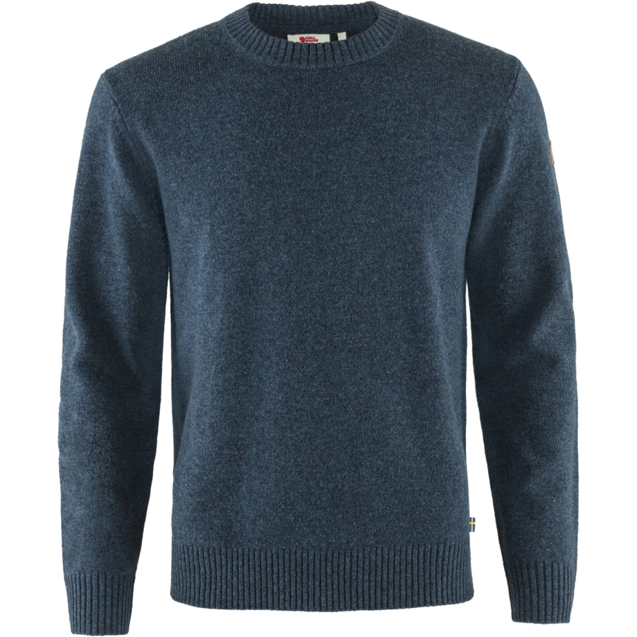 Fjällräven Canada Övik Round-Neck Sweater M Navy