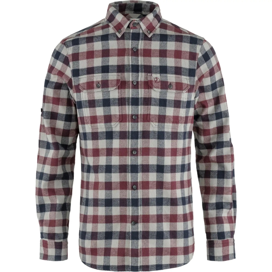 Skog Shirt M Dark Garnet-Fog Fjällräven Canada