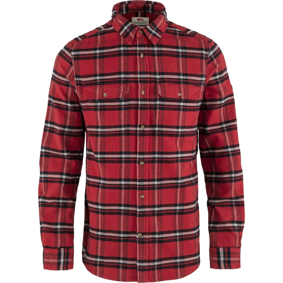 Red Oak-Fog Övik Heavy Flannel Shirt M Fjällräven Canada