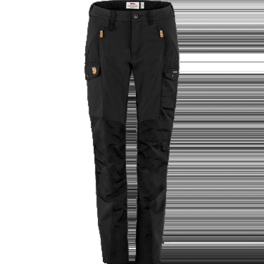 Black Fjällräven Canada Nikka Trousers W Long