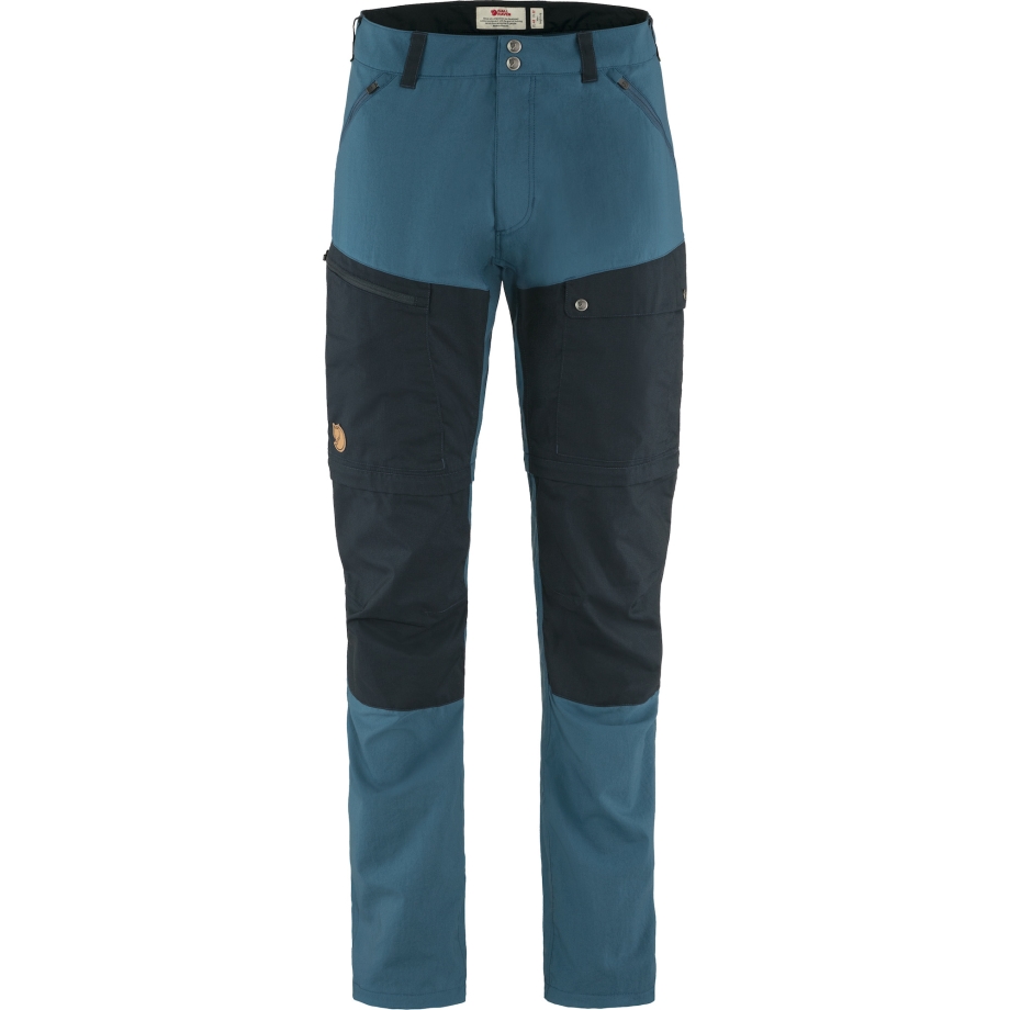 Fjällräven Canada Brand Indigo Blue-Dark Navy Abisko Midsummer Zip Off Trousers M Long