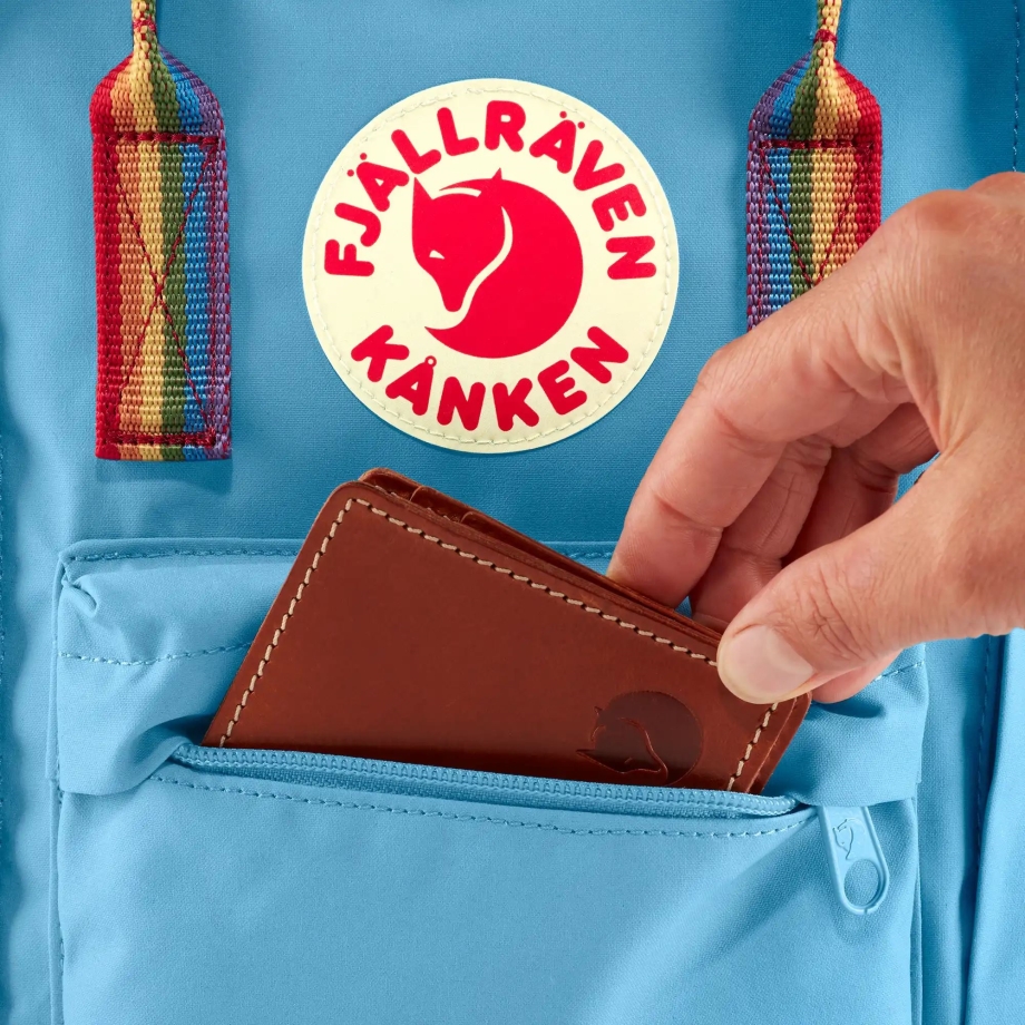 Black-Rainbow Pattern Kånken Rainbow Mini Fjällräven Canada Brand