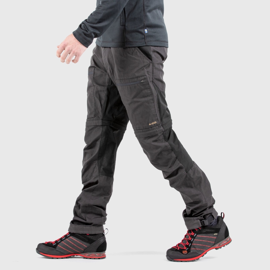 Abisko Lite Trekking Zip-Off M Reg Patina Green-Dark Grey Fjällräven Canada