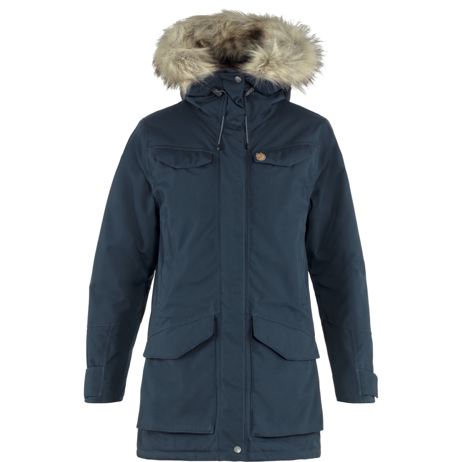 Dark Navy Fjällräven Canada Nuuk Parka W