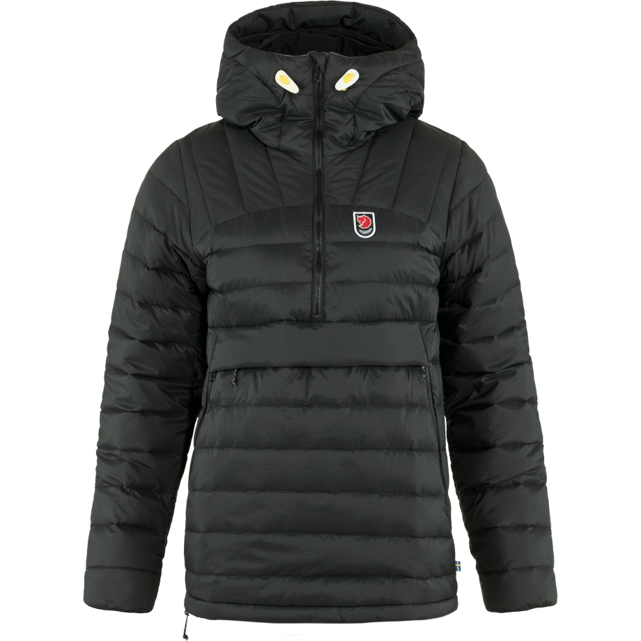 Black Fjällräven Canada Brand Expedition Pack Down Anorak W