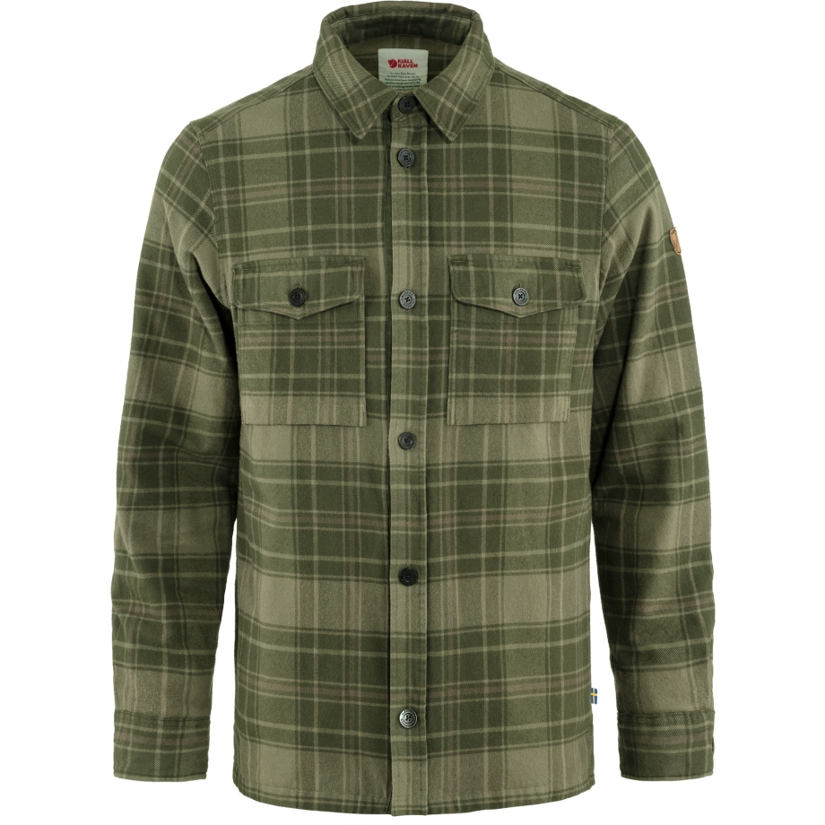 Fjällräven Canada Övik Lite Padded Shirt M Deep Forest-Laurel Green